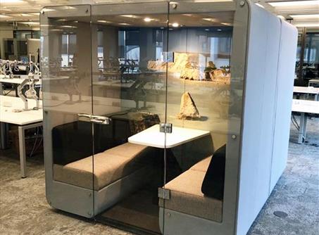 Why are acoustic pods so popular suddenly? What do they add to an office environment?